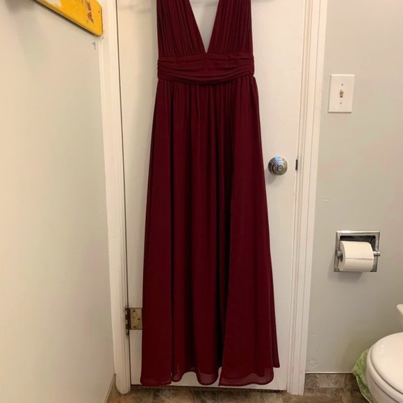 lulus heavenly hues burgundy maxi dress Lace Cascade Mini Dress - Burgundy, Large | Hazel and Olive